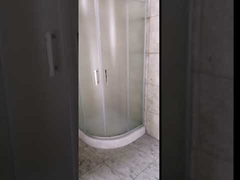 5mm frost glass shower cubicle with shower tray